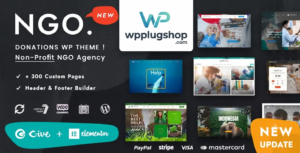 NGO Theme 2.0 – Charity Donation, Fundraising & Non-Profit WordPress Theme