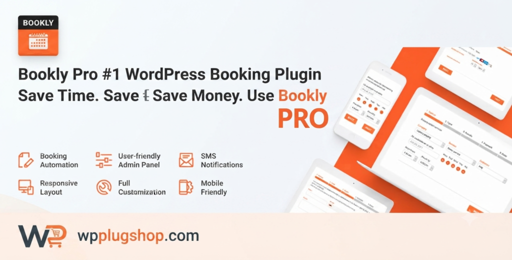 Bookly Pro – WordPress Appointment Booking & Scheduling Plugin