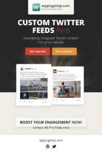 Custom Twitter Feeds Pro – Advanced Twitter/X Feed Plugin for WordPress