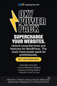 OxyPowerPack – Advanced Oxygen Builder Addon for WordPress Websites