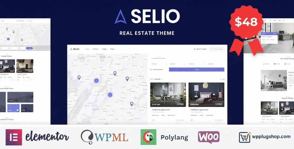 Selio: Real Estate Directory & Property Listing Theme