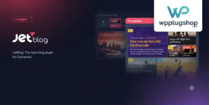 JetBlog Blogging Package for Elementor 2.4.8.1 – Advanced Blog Layout Addon