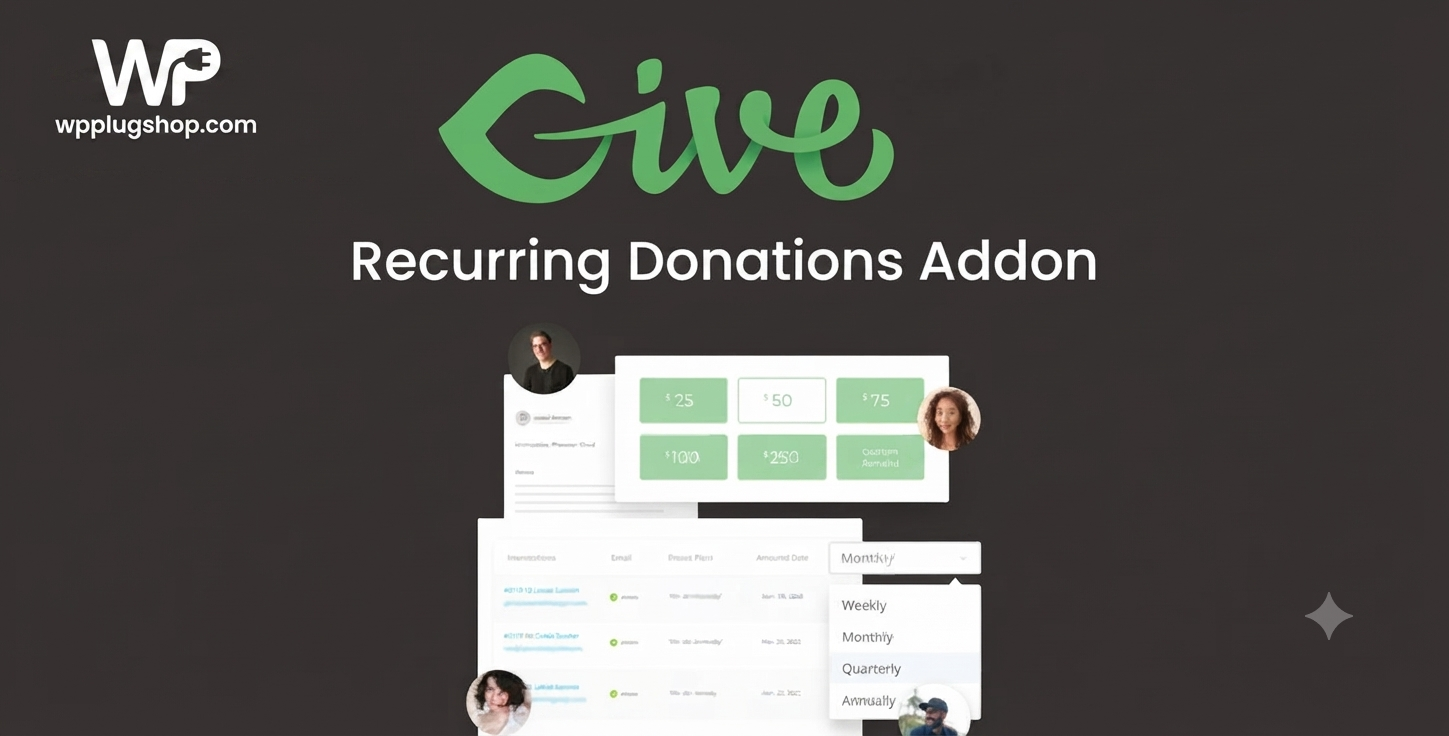 GiveWP Recurring Donations Add-On – WordPress Monthly Donation Plugin