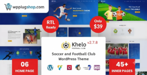 Khelo – Soccer Sports WordPress Theme