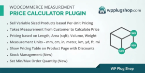 WooCommerce Measurement Price Calculator – Dynamic Unit Pricing Plugin