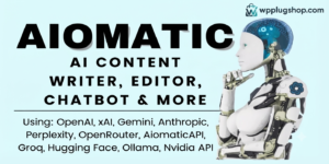 Aiomatic Premium – AI Content Writer, Editor, Chatbot & AI Toolkit