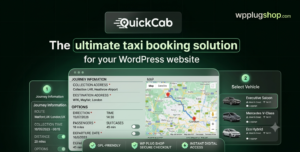 QuickCab – WooCommerce Taxi Booking Plugin for WordPress
