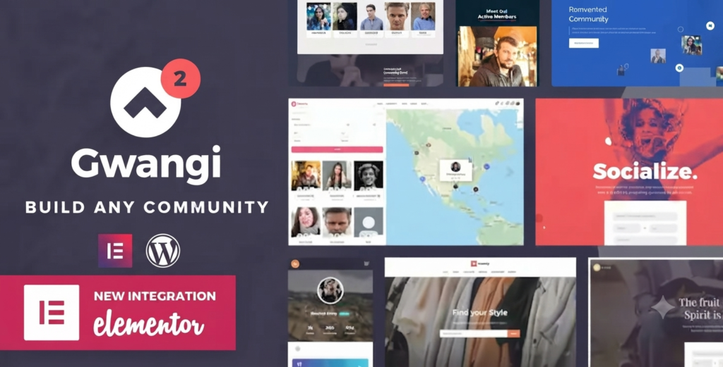 Gwangi Pro – Multi-Purpose Membership, Social Network & BuddyPress Community WordPress Theme