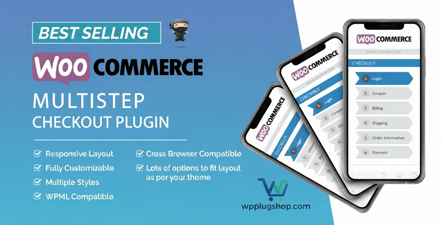 WooCommerce MultiStep Checkout Wizard 4.2 – Multi-Step Checkout Plugin