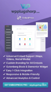EmbedPress Pro – WordPress Embed Plugin for Videos, PDFs & Interactive Content