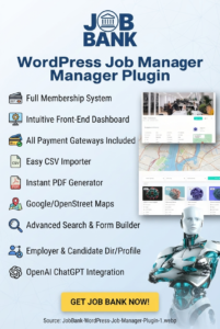 JobBank – WordPress Job Manager Plugin 1.2.3 | Complete Job Board & Recruitment System