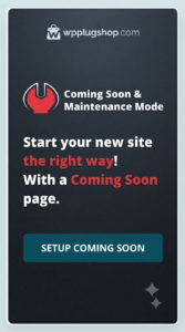 Coming Soon & Maintenance Mode Pro – WordPress Launch & Maintenance Plugin