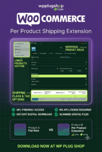 WooCommerce Per Product Shipping – Product-Based Shipping Extension
