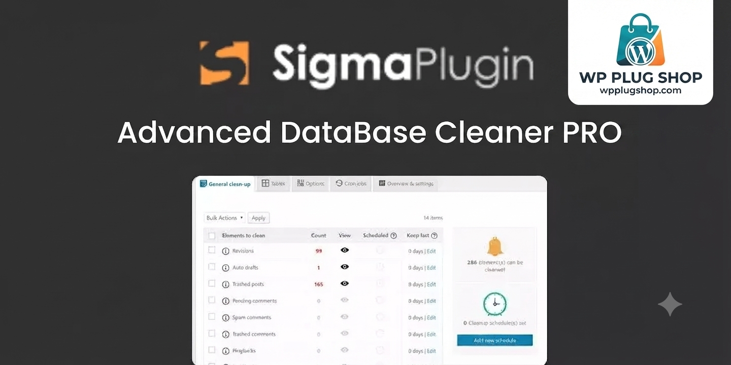 Advanced Database Cleaner Pro – WordPress Database Cleanup & Optimization Plugin
