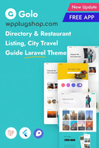 Golo – Professional Directory Listing & City Travel Guide Laravel Theme