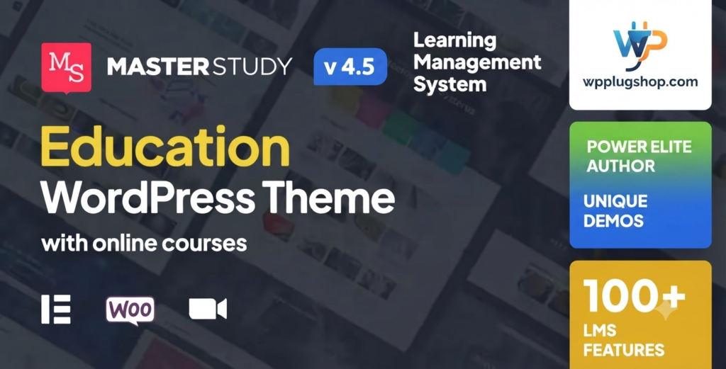 MasterStudy Education WordPress Theme – LMS & Online Course Platform
