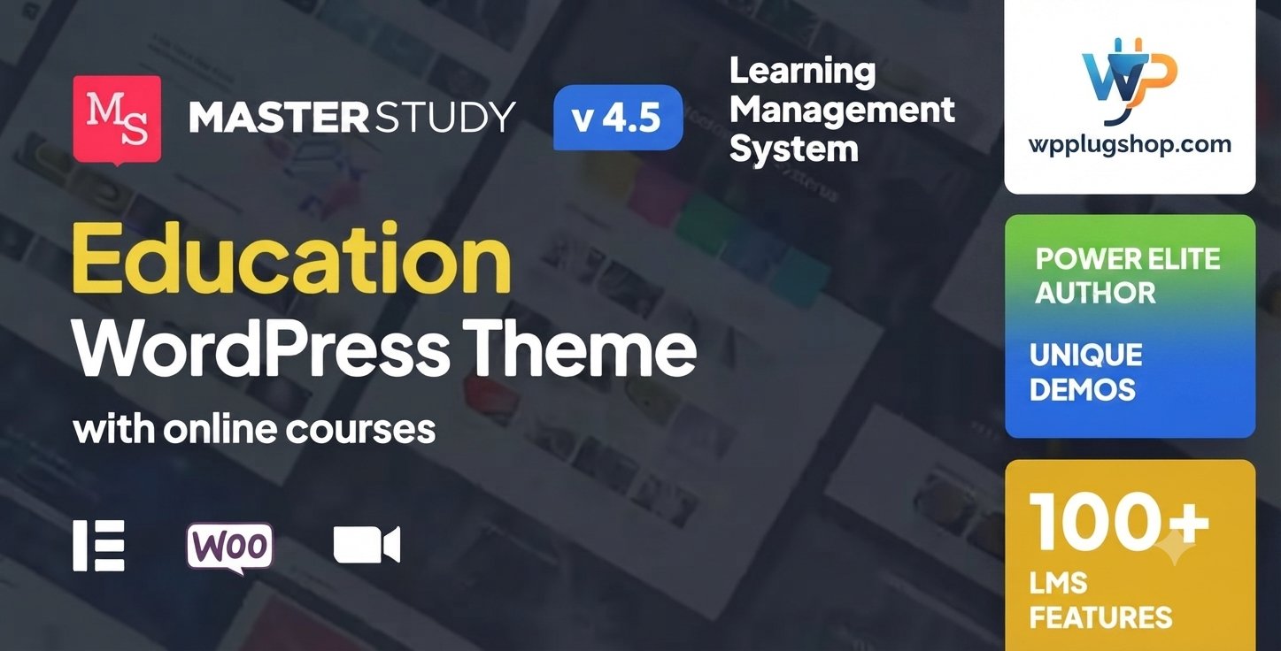 MasterStudy Education WordPress Theme – LMS & Online Course Platform