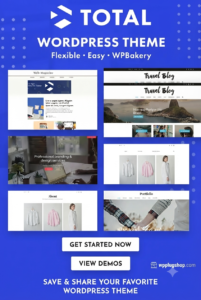 Total Theme – Responsive Multi-Purpose WordPress Theme for Business & WooCommerce