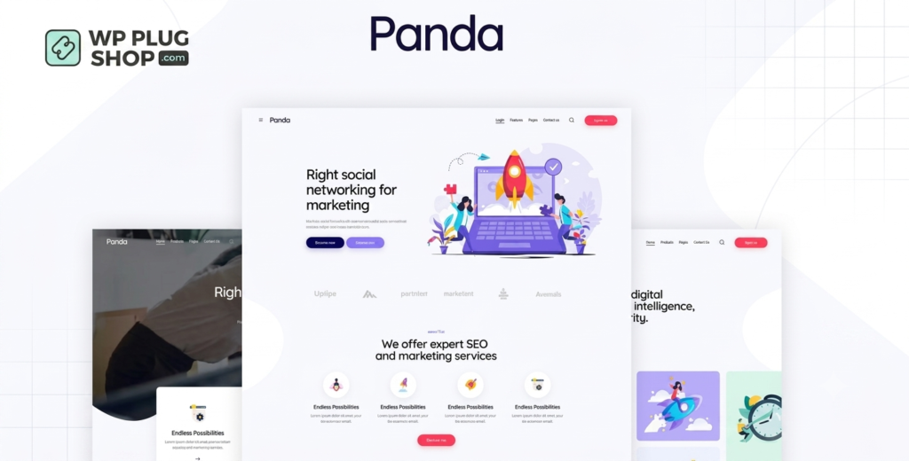 Panda Theme – Creative Marketing Agency & SEO Optimized WordPress Theme