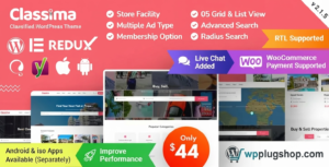 Classima 2.14.1 – Classified Ads & Directory Listing WordPress Theme