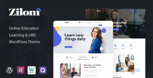Zilom Theme 1.4.2 – Online Education Learning WordPress Theme