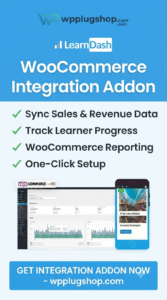 LearnDash LMS WooCommerce Integration Addon 2.0.1 – Sell LearnDash Courses with WooCommerce