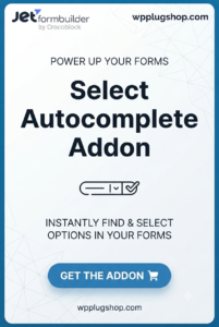JetFormBuilder Select Autocomplete Addon for WordPress AJAX Forms