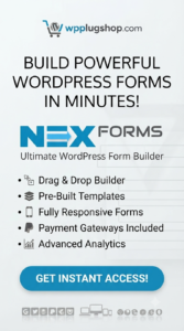NEX-Forms – Ultimate Drag & Drop WordPress Form Builder Plugin