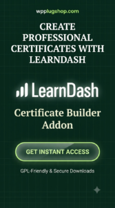 LearnDash Certificate Builder Add-on for WordPress LMS