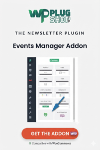 Newsletter Events Manager Addon – WordPress Event Newsletter Integration Plugin