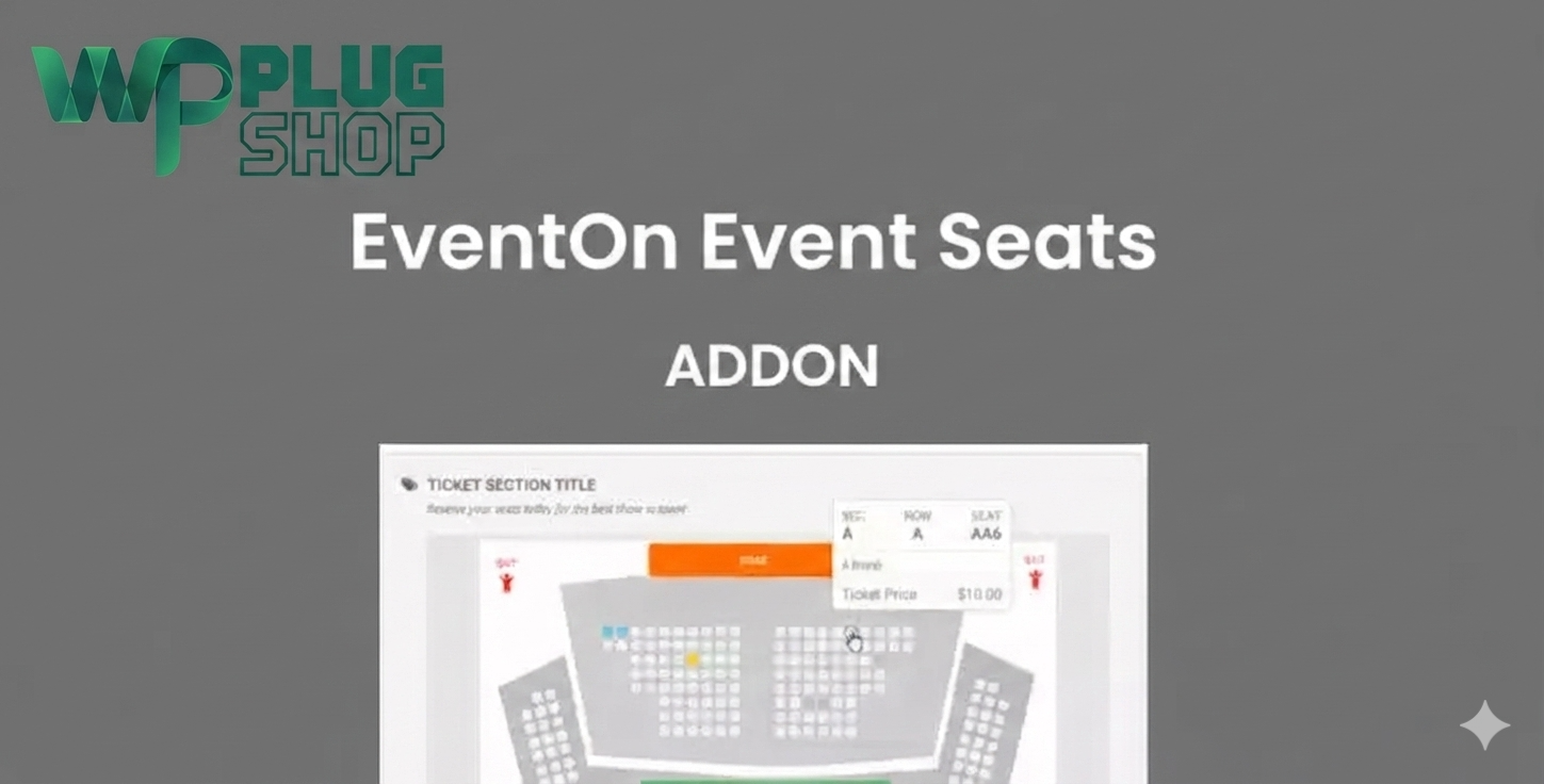 EventON Event Seats Addon GPL – Interactive Seat Booking & Assigned Seating Plugin