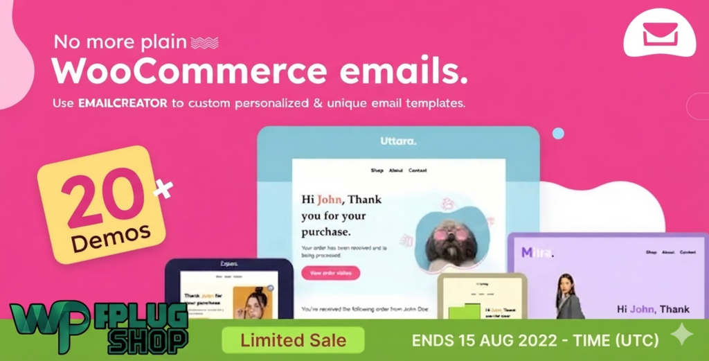 WooCommerce Email Template Customizer GPL – Email Creator & Transactional Email Designer