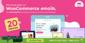 WooCommerce Email Template Customizer GPL – Email Creator & Transactional Email Designer