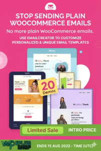 WooCommerce Email Template Customizer GPL – Email Creator & Transactional Email Designer