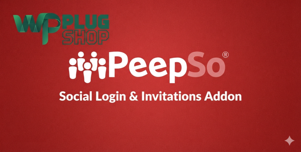 PeepSo Social Login & Invitations Addon – Community Login & Growth