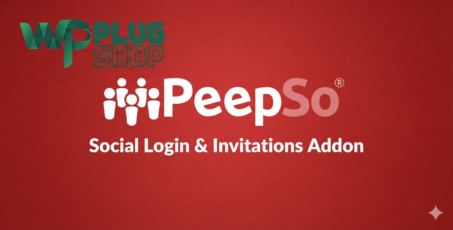 PeepSo Social Login & Invitations Addon – Community Login & Growth