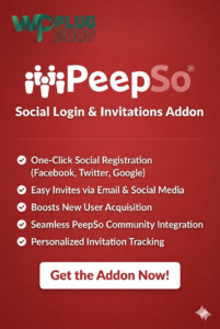 PeepSo Social Login & Invitations Addon – Community Login & Growth