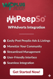 PeepSo WPAdverts Integration – Classified Ads for WordPress Communities