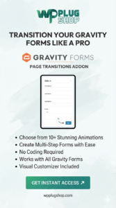 Gravity Forms Page Transitions Addon – Animated Multi-Step Form Navigation