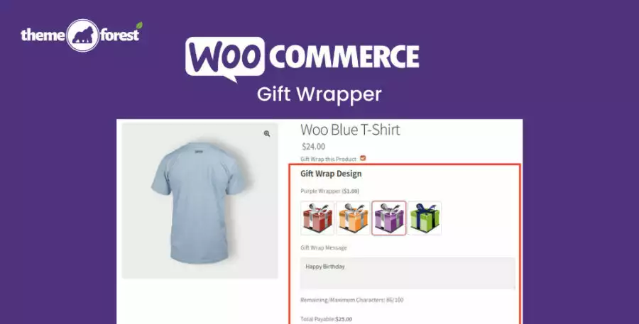 Gift Wrapper for WooCommerce 6.7.0 – Gift Wrap & Order Personalization Plugin
