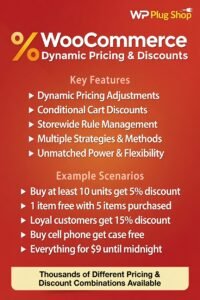 WooCommerce Dynamic Pricing & Discounts Plugin – Smart Pricing, Bulk Discounts & Cart Automation System