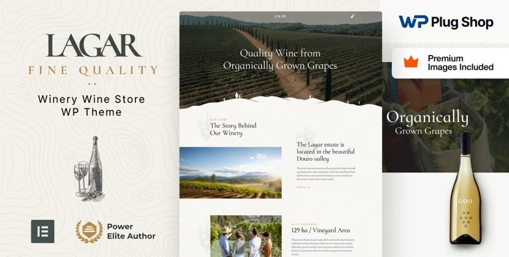 Lagar Theme 41 – Winery WordPress Theme for Wine Shops & Vineyards