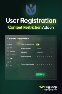 User Registration Content Restriction Addon 1.3.4 – WordPress Content Access Control & Membership Plugin