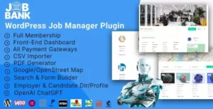 JobBank – WordPress Job Manager Plugin 1.2.3 | Complete Job Board & Recruitment System
