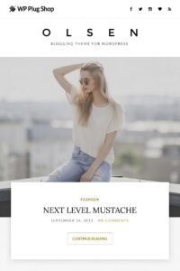 CSS Igniter Olsen Pro WordPress Blogging Theme 2.8.3 – Fashion & Lifestyle Blog Theme