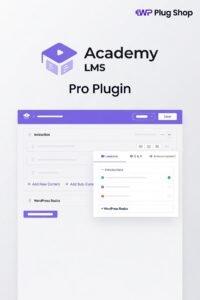 Academy LMS Pro – WordPress Online Course & Learning Management System Plugin