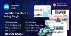 ListingHub – Advanced WordPress Business Directory Listing Plugin