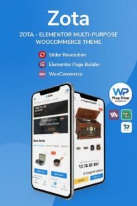 Zota 1.3.16 – Elementor Multi-Purpose WooCommerce Theme for Online Stores