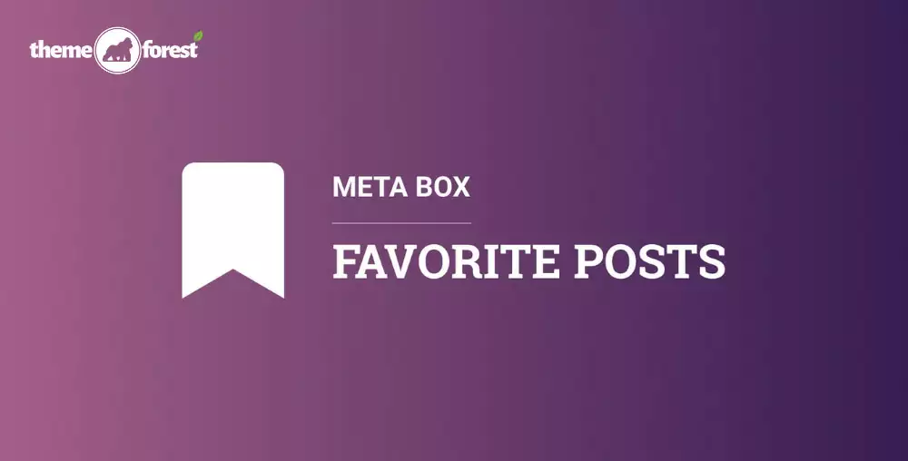 Meta Box Favorite Posts Addon 2.0.9 – User Bookmark & Favorite Posts Plugin