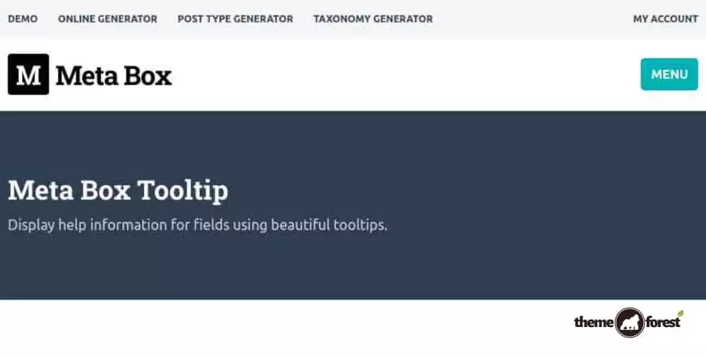 Meta Box Tooltip Addon 1.1.9 | Admin UX Help Plugin